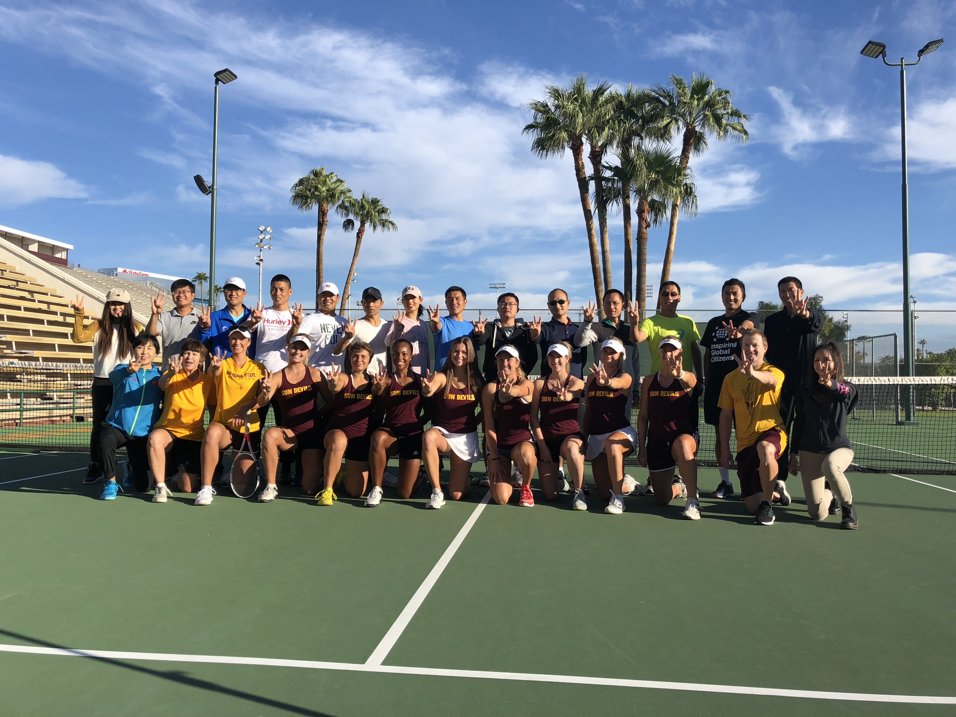 高水平网球队主教练陈艳教授赴美国亚利桑那州进行访问学习
